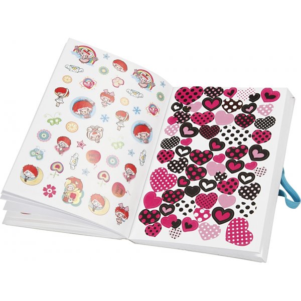 Bok med stickers Bok med stickers