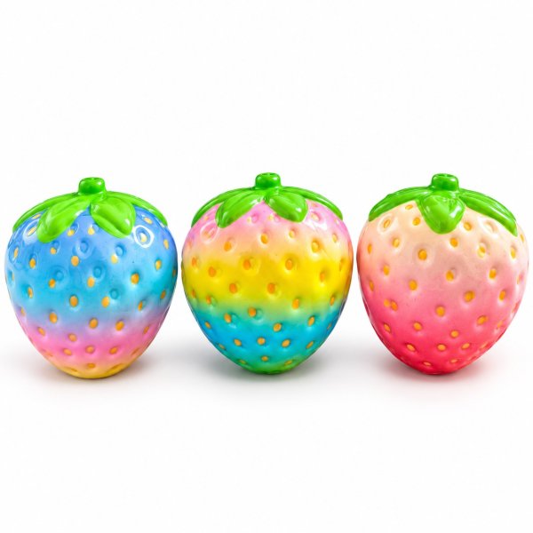 Mystery Squishy Jordgubbe multif�rgad