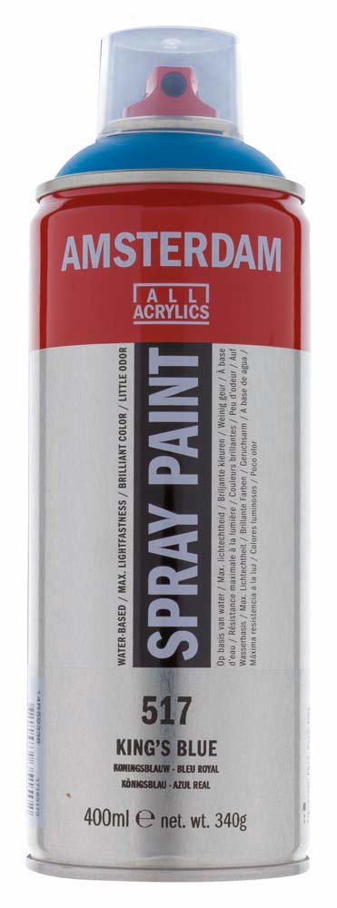 Amsterdam Spray 400 ml - King s Blue - Spraydåser, Spraymaling, Hobbyfarve
