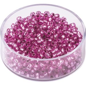 Glasp�rlor 2,5 mm, 13 g, f�rg erica