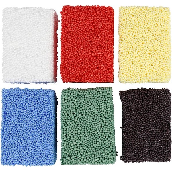 Soft Foam - standardfärger - 6 x 10 g Soft Foam - standardfärger - 6 x 10 g