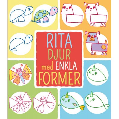 Pysselbok - Rita djur med enkla former