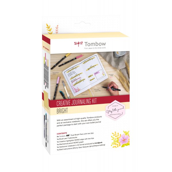 Tombow Kreativ Journaling Kit Lys Tombow Kreativ Journaling Kit Lys