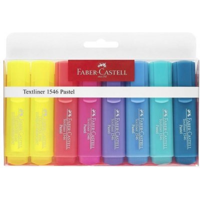 Highlighter/Markeringstusj Textliner Pastell - 7 farger