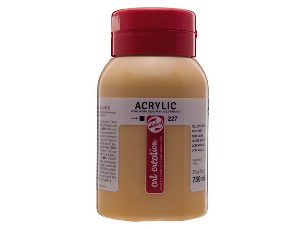 Akrylmaling Art Creation 750 ml - Yellow Ochre - Akrylfarver, Kunstnerfarver