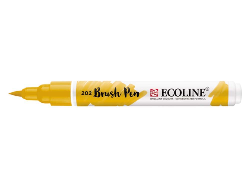 Ecoline Brushpen - Deep Yellow - Fiberpennor, Pennor, Pennor, kritor & tusch