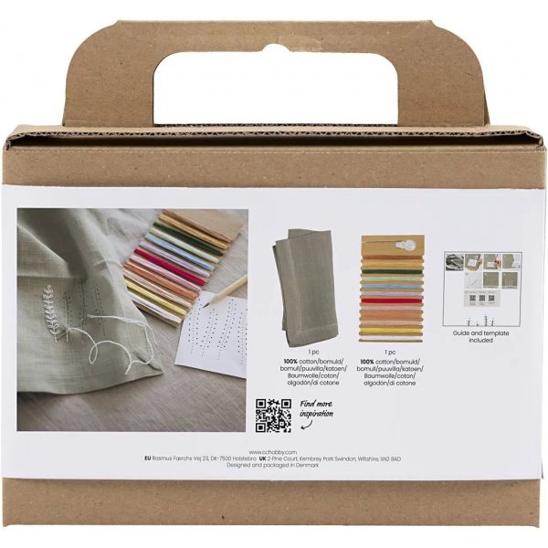 Mini DIY Kit Broderi, Servett Mini DIY Kit Broderi, Servett