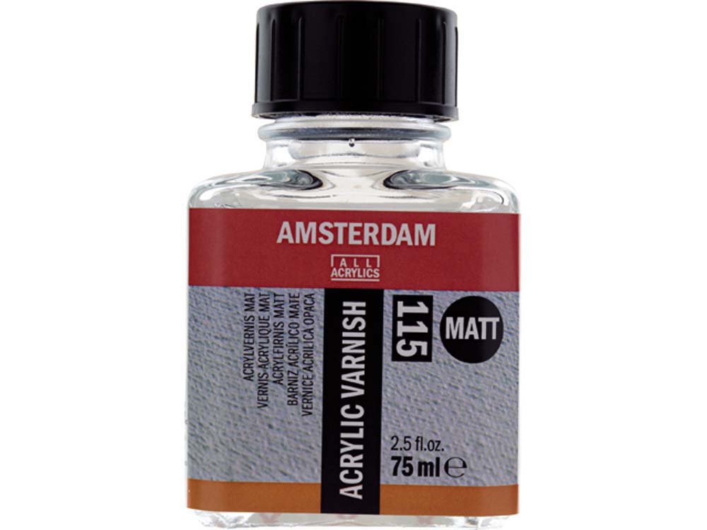 Amsterdam Akryl Slutfernis Mat - 75 ml - Akryl lak, Hobbylack, Fernis og kunstner medier til kunstmaling
