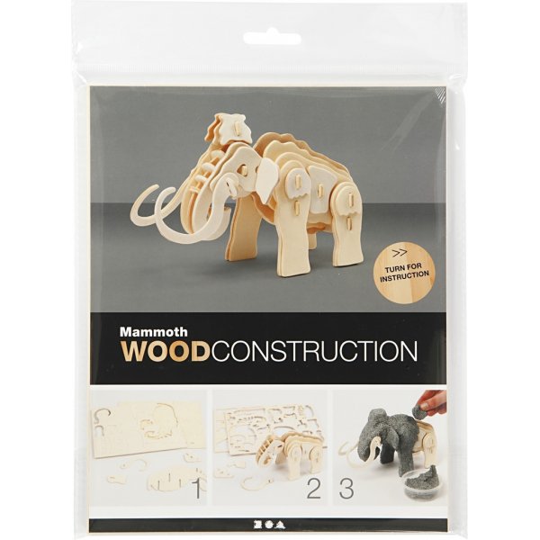 3D konstruktionsfigur - mammut 3D konstruktionsfigur - mammut