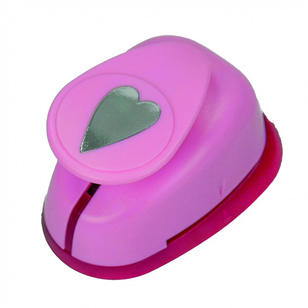 Figurstans medium ~ 2,5 cm - Hjerte - Figurstanser, Hulværktøj, Håndværk