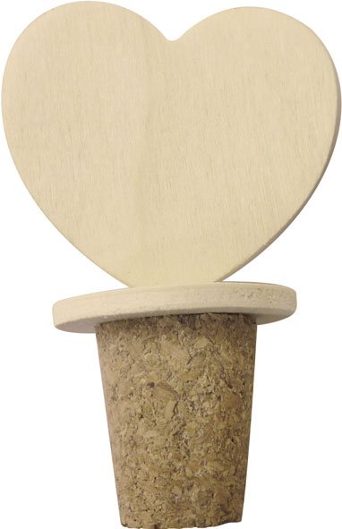Träsupport i hjärtform 5 x 3 x 8 cm - dekorerbar Träsupport i hjärtform 5 x 3 x 8 cm - dekorerbar