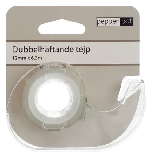 Dubbelhäftande tejp med hållare Dubbelhäftande tejp med hållare