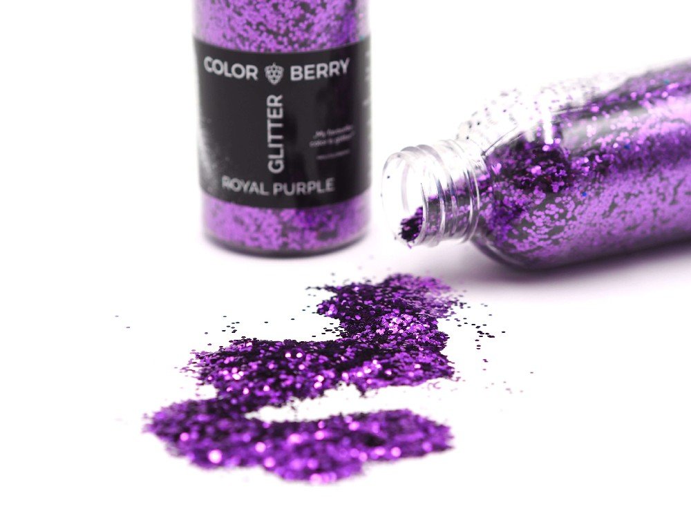 Glitter Dusty til harpiks - Royal Purple Chunky - Harpiks, Støbning, Støbning, Hobbymateriale, Håndværk