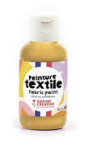 Textilfärg 50 ml guldfärg Textilfärg 50 ml guldfärg