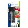 Permanent pen Lumocolor mix s�t 4-pak sort