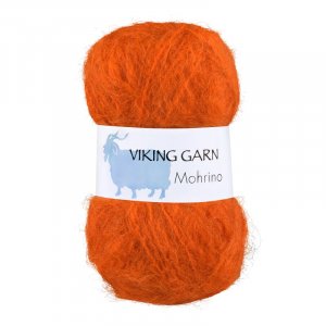 Viking Kid Mohair 50 g - oransje (951)