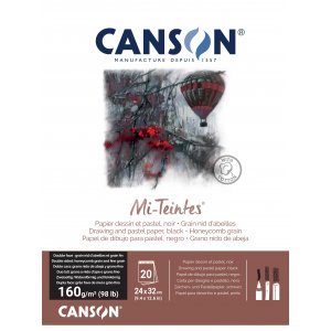 Canson Mi-Teintes 160g Honey Comb Noire