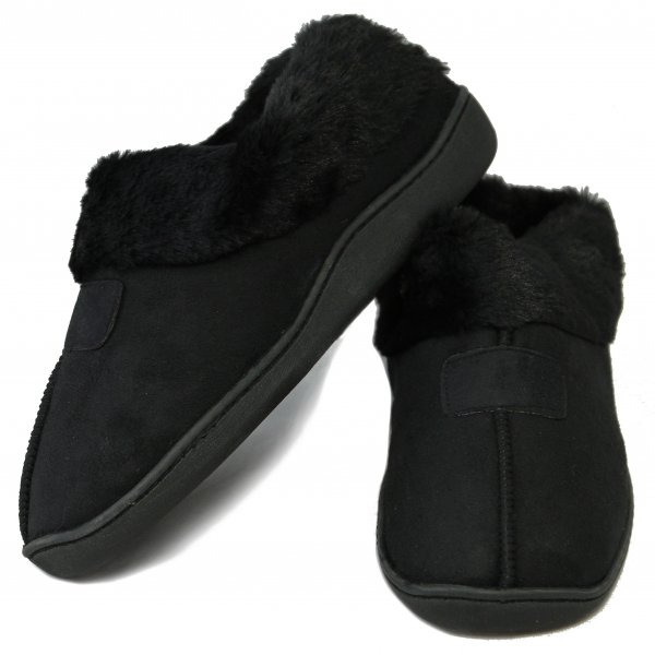 Herr- och damtofflor - Svart