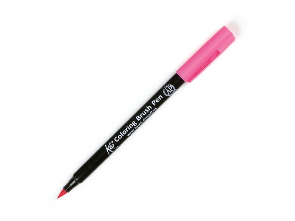Koi Color Brush - Magenta Pink - Fiberpenne, Penne, Penne, kridt & tusch