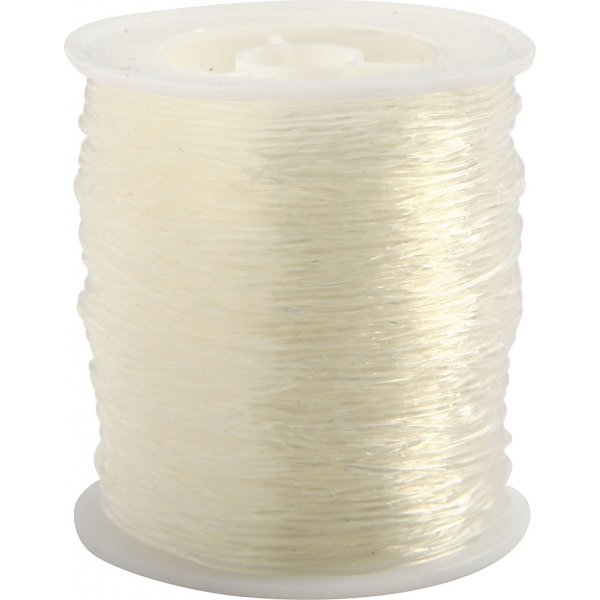 Elastisk smyckestråd - Ø1 mm - rund - 50 m Elastisk smyckestråd - Ø1 mm - rund - 50 m