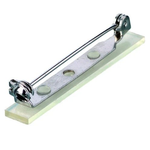 Sj�lvh�ftande broschn�l 40 mm - 4 st