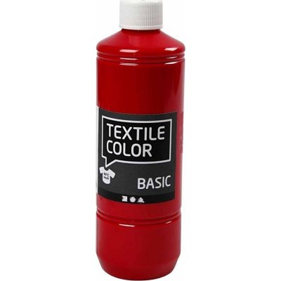 Tekstilfarve tekstilfarve - primr rd - 500 ml