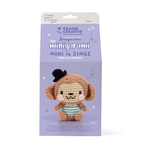 Minigurumikit apa Nori 10 cm Minigurumikit apa Nori 10 cm