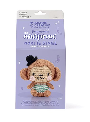 Minigurumikit apa Nori 10 cm Minigurumikit apa Nori 10 cm