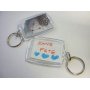 Transparenta nyckelringar, 5 x 4 cm, 6-pack Transparenta nyckelringar, 5 x 4 cm, 6-pack
