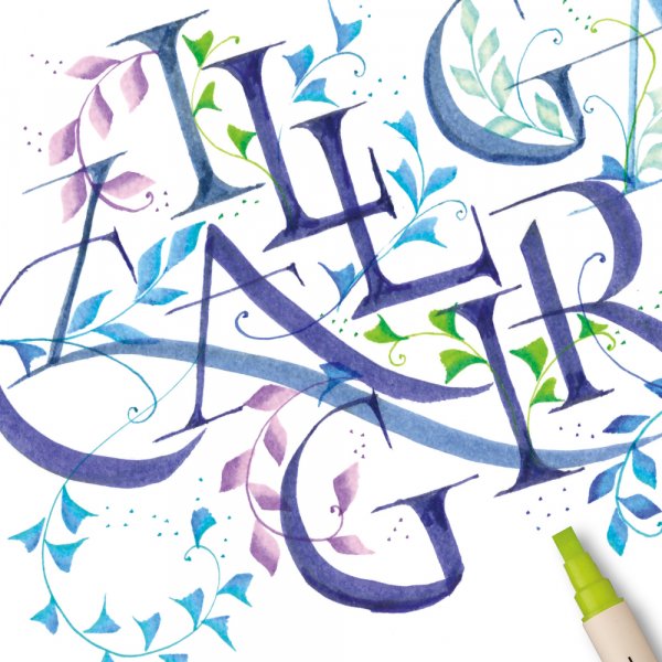 ZIG MS Kalligrafi violet pink - 3-sæt ZIG MS Kalligrafi violet pink - 3-sæt