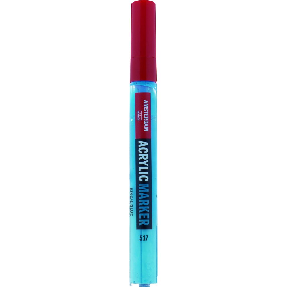 Amsterdam Markers 4 mm - King s Blue - Amsterdam Markers, Amsterdam, Markers, Penne, Penne, kridt & tusch