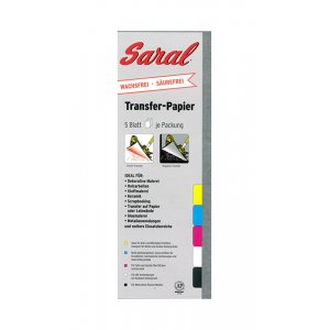 Saralpapper - Grafit - 5 ark 21,6*27,9cm