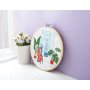 Broderikit Paris med ram 20 cm