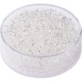 Glasp�rlor 2,5 mm transparent i plastask 17 g