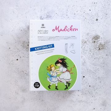 Strikkesett Madicken Madickens tilbehør Strikkesett Madicken Madickens tilbehør