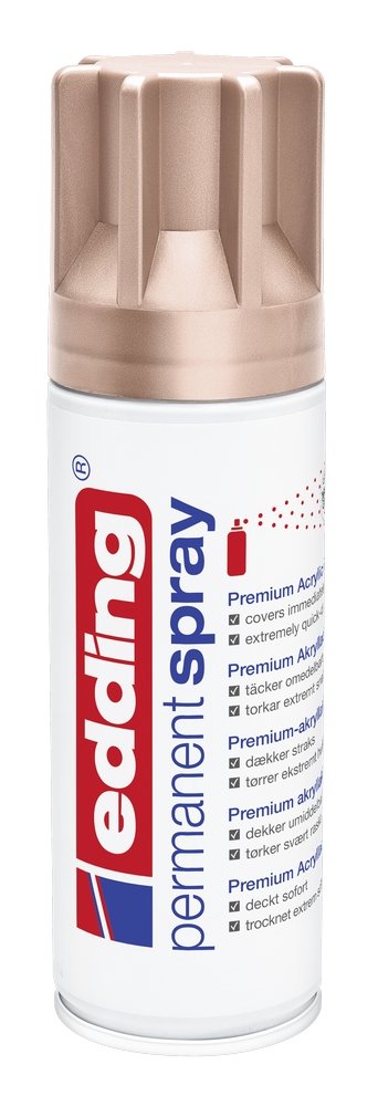 Edding Spray 200 ml - Rose Gold - Spraydåser, Spraymaling, Hobbyfarve