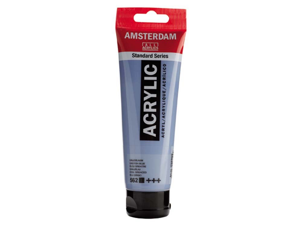 Amsterdam Akrylmaling 120 ml - Gråblå - Akrylfarver, Kunstnerfarver