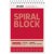 Spiralblokk - A6 (50 sider) - firkantet