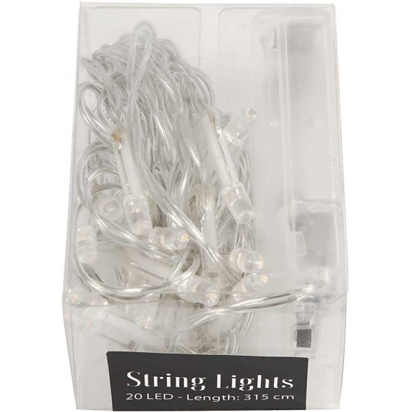 LED Ljusslinga - transparent - 3,15 m LED Ljusslinga - transparent - 3,15 m