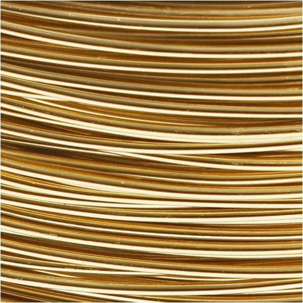 Aluminiumtråd - Ø3 mm - guld - 29 m Aluminiumtråd - Ø3 mm - guld - 29 m