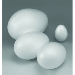 Styrofoam egg 45 mm - 20-pakk
