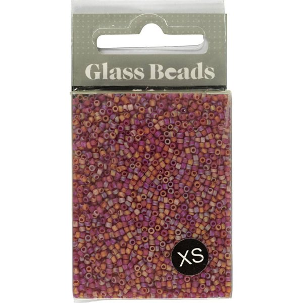 Rocaillepärlor 1,7 mm Röd 25 g Rocaillepärlor 1,7 mm Röd 25 g