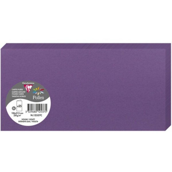 Pollen Dubbelkort 106x213 - 25-pack - Intensiv lila