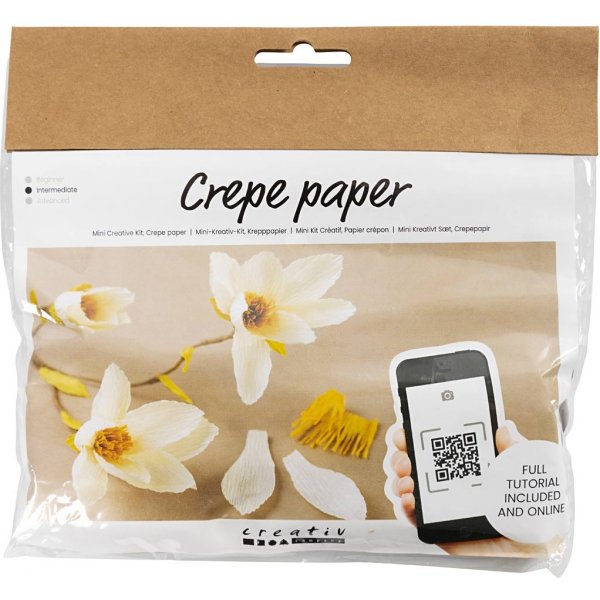 Mini DIY Kit Kräppapper - Magnoliakvist Mini DIY Kit Kräppapper - Magnoliakvist