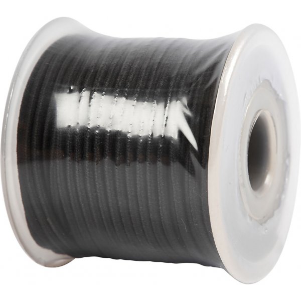 Elastiskt snöre 2 mm - svart - 25 m Elastiskt snöre 2 mm - svart - 25 m