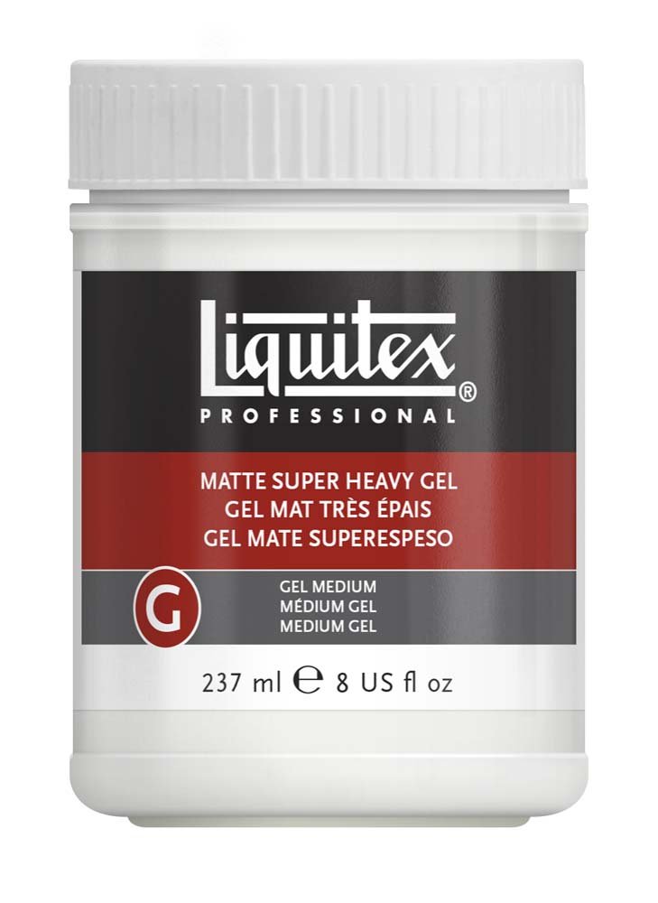 Matt Super Heavy Gel Liquitex 237 ml - Akrylmedier, Malermedium, Fernis og kunstner medier til kunstmaling