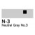 Copic Sketch - N3 - Neutral Gray No.3