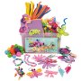 Pysselbox Skapa med pärlor, pompoms och piprensare Pysselbox Skapa med pärlor, pompoms och piprensare