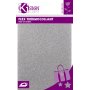 Värmeöverförbar glittertyg - silver Värmeöverförbar glittertyg - silver