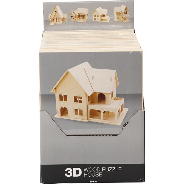 3D Konstruktionsfigur - 4 x 6 st 3D Konstruktionsfigur - 4 x 6 st